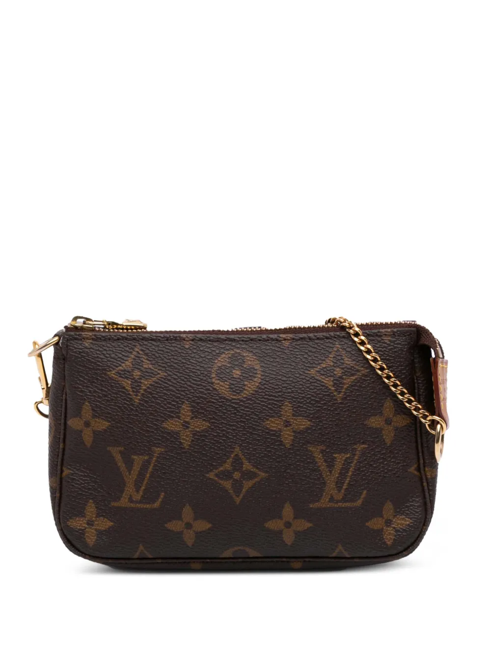 Louis Vuitton Pre-Owned 2021 Monogram Mini Pochette Accessoires handbag | Brown | Image 1