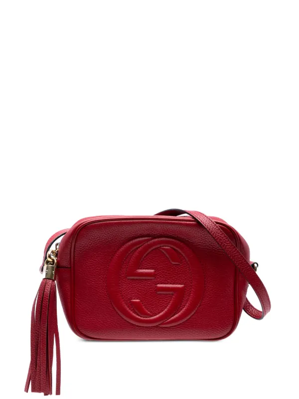 Gucci Pre-Owned 2016-2025 Soho Disco Umhängetasche Aus Leder Rot