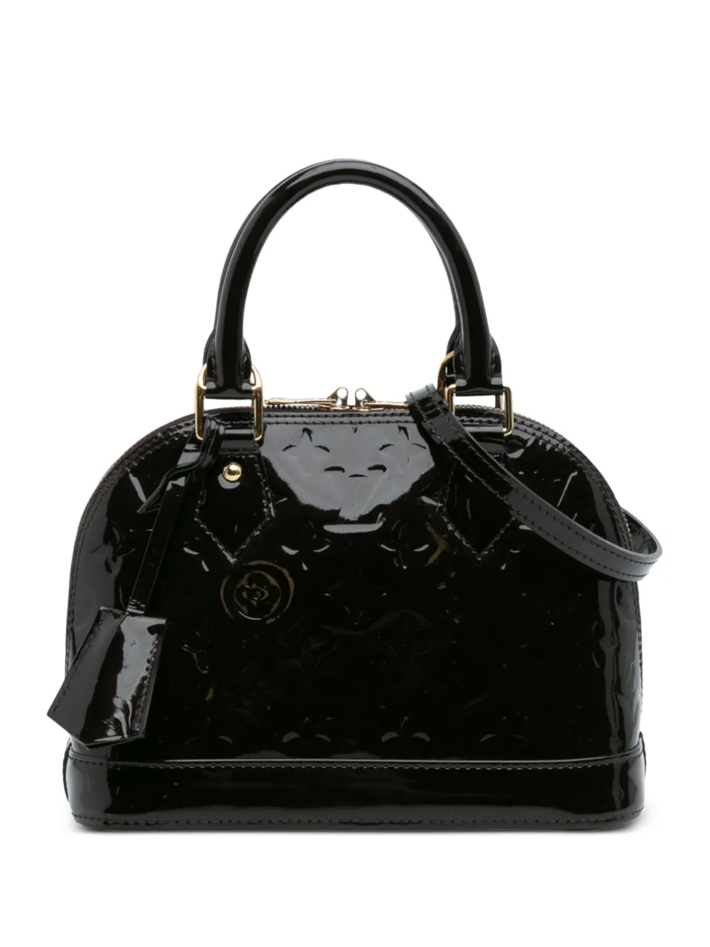Louis Vuitton Pre-Owned 2018 モノグラム ヴェルニ アルマ BB サッチェルバッグ - パープル Louis Vuitton Pre-Owned 2018 モノグラム ヴェルニ アルマ BB サッチェルバッグ - パープル