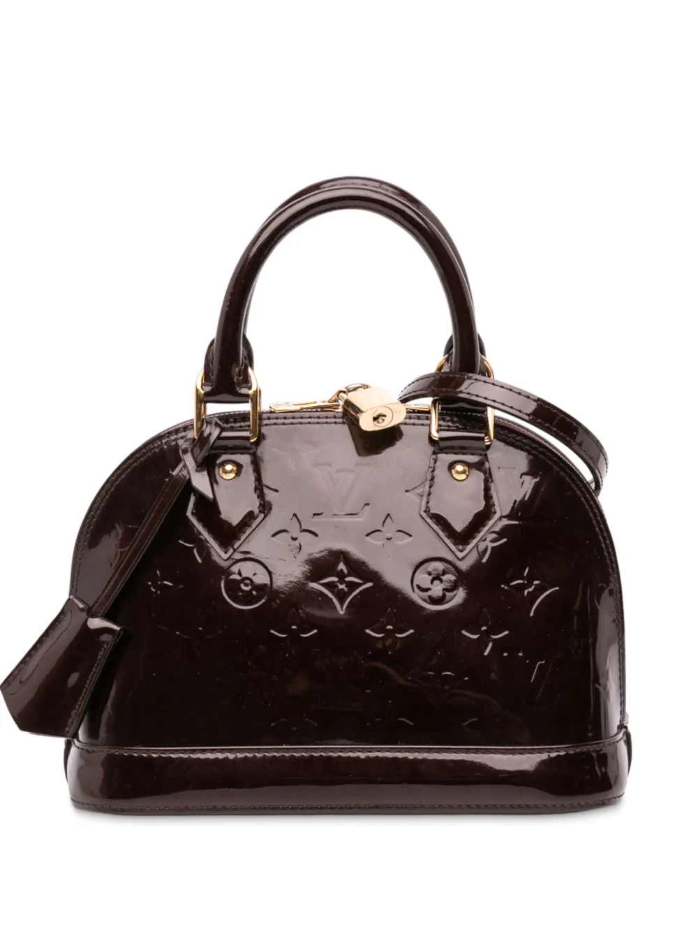 Louis Vuitton Pre-Owned 2013 Monogram Vernis Alma BB satchel | Purple | Image 1