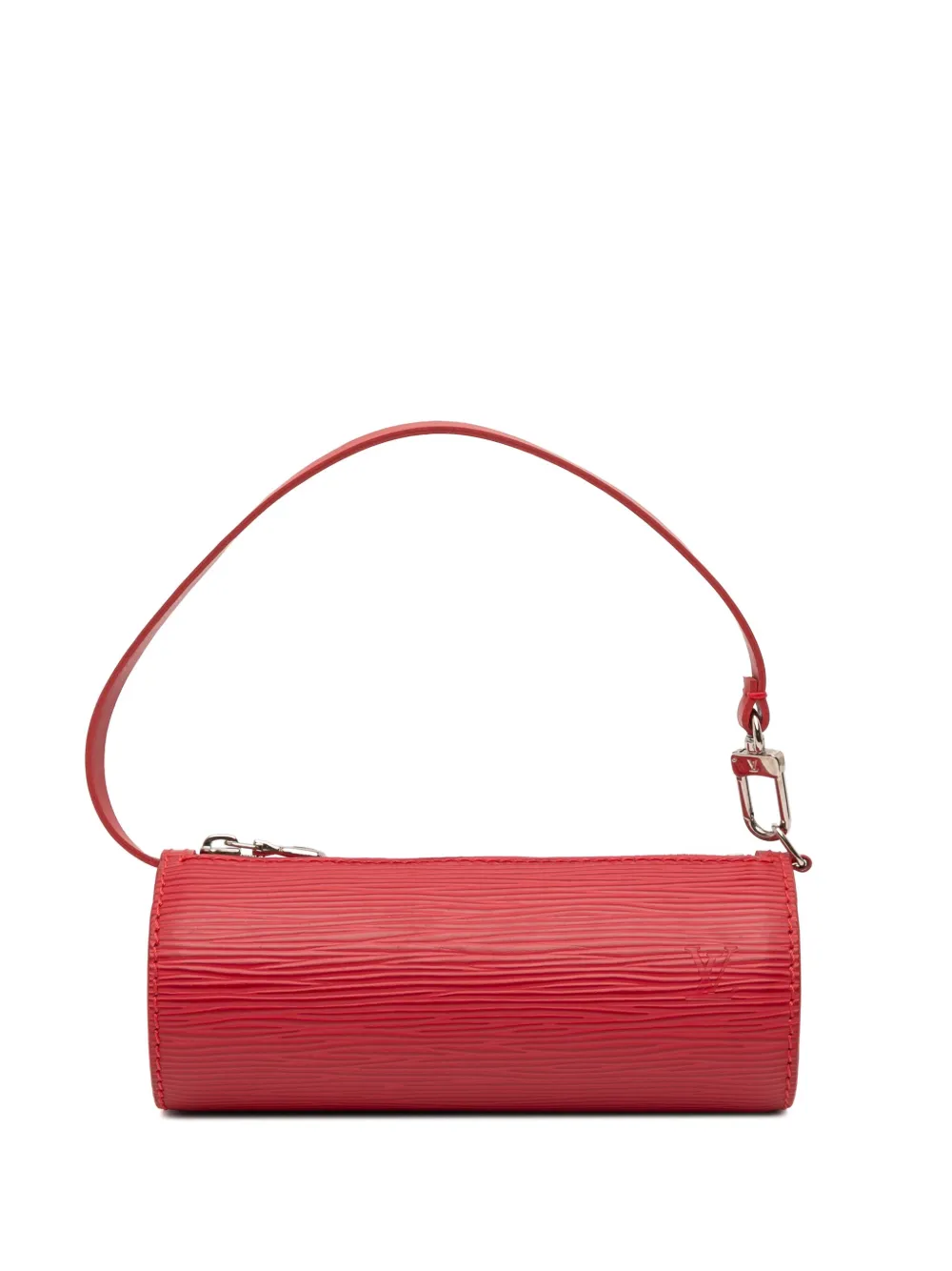 Pre-owned Louis Vuitton 2006 Epi Pochette Papillon Handbag In Red