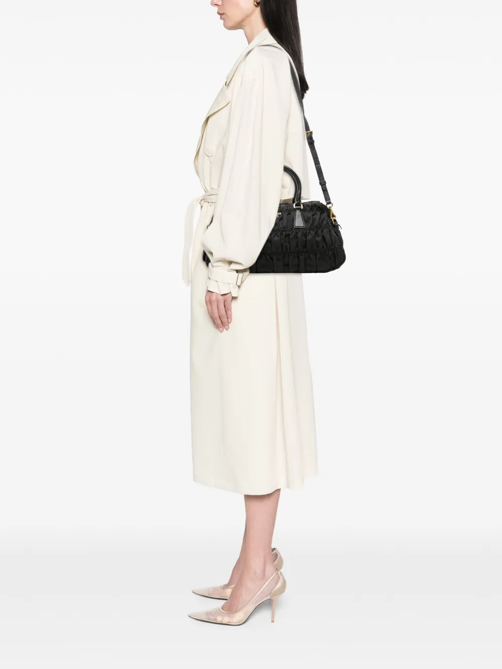 Prada Pre-Owned 2013-2025 Tessuto Gaufre satchel | Pre-Owned | Image 2