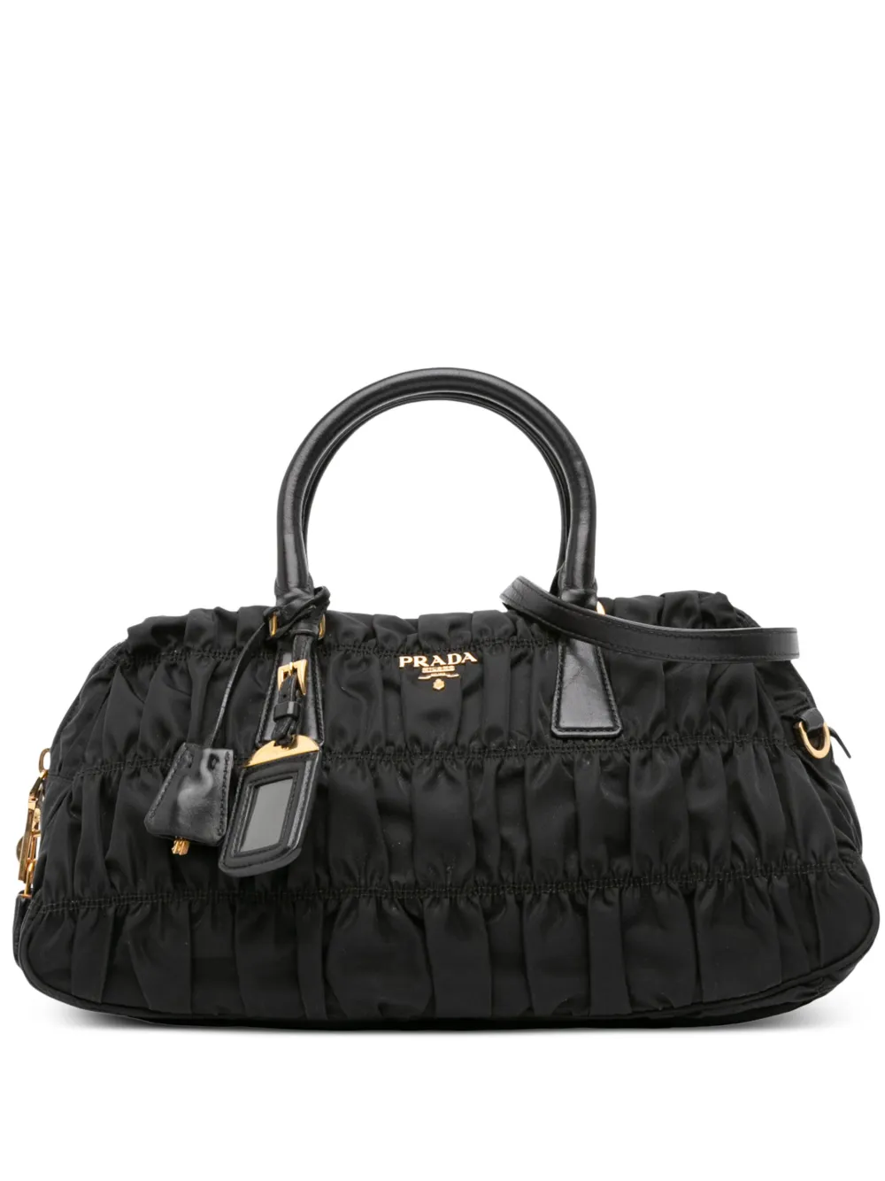 Prada Pre-Owned 2013-2025 Tessuto Gaufre satchel | Black | Image 1