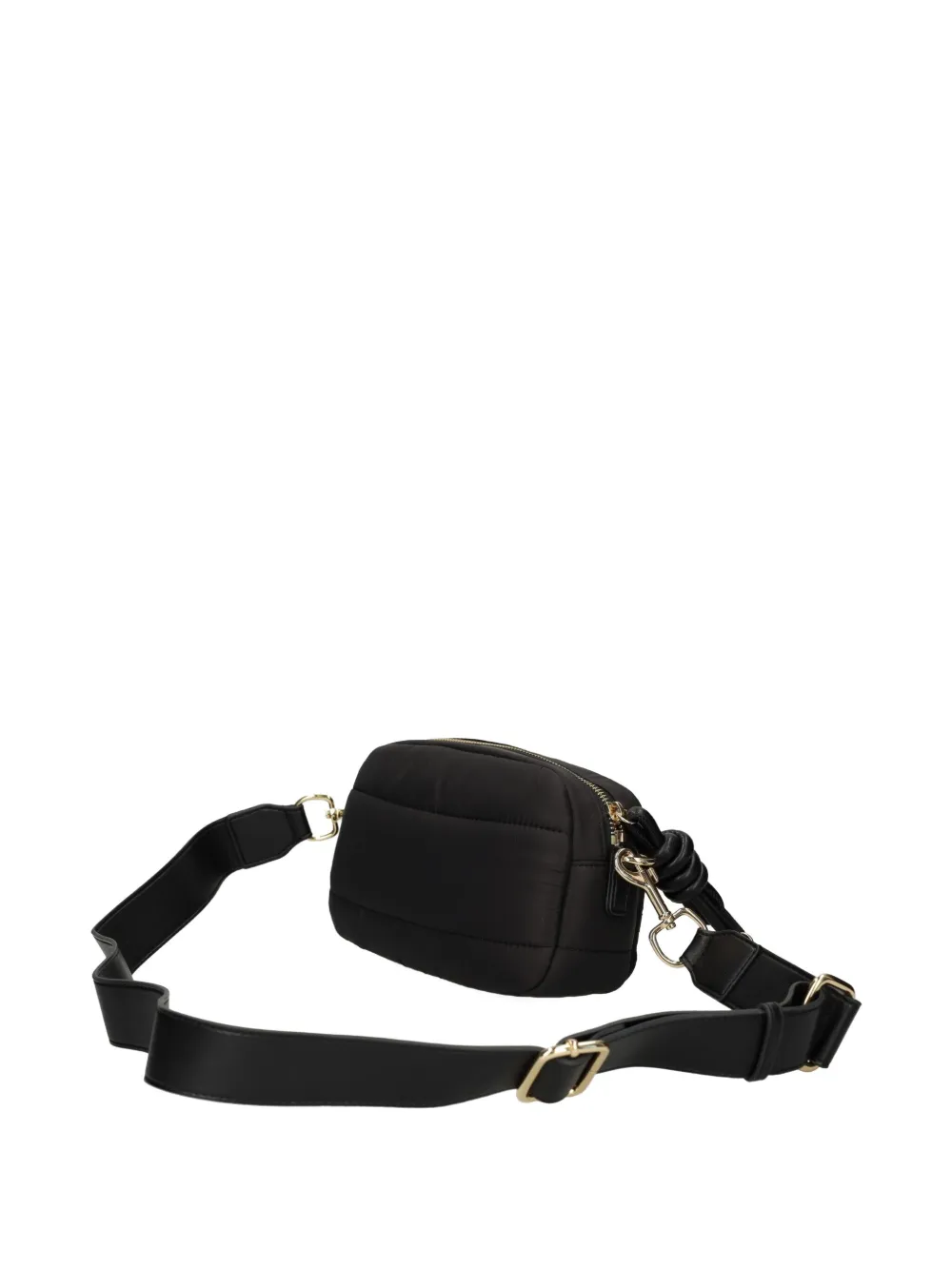 Love Moschino Heart-plaque Cross Body Bag In Black