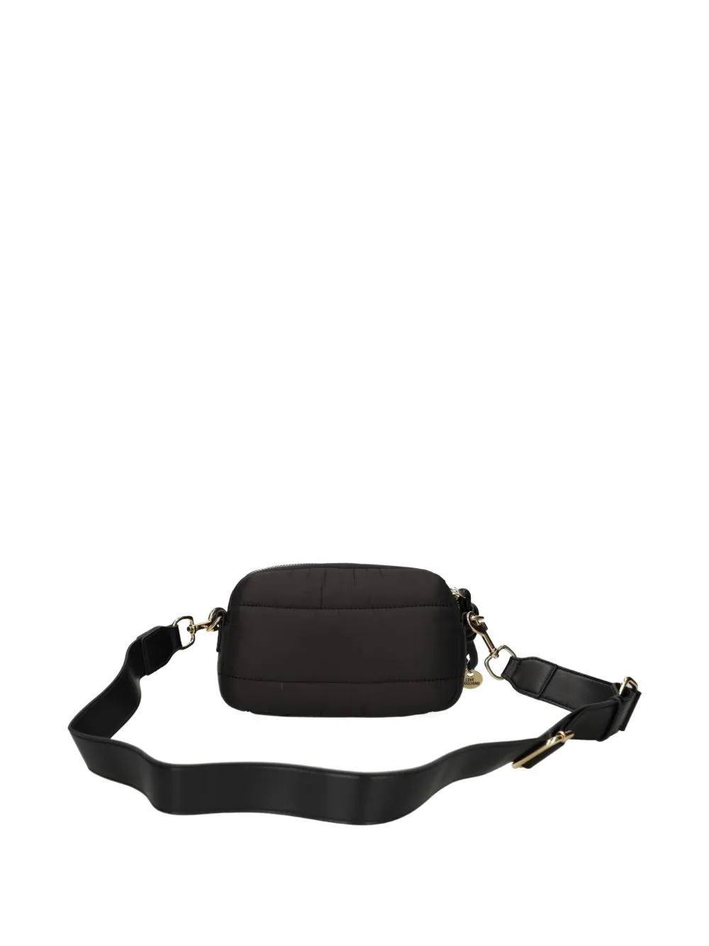 Love Moschino Heart-plaque Cross Body Bag In Black