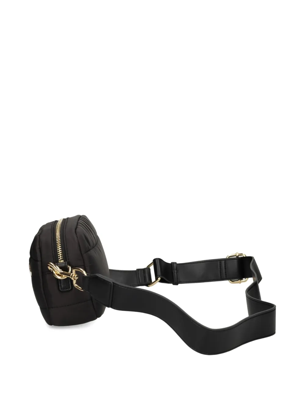 Love Moschino Heart-plaque Cross Body Bag In Black