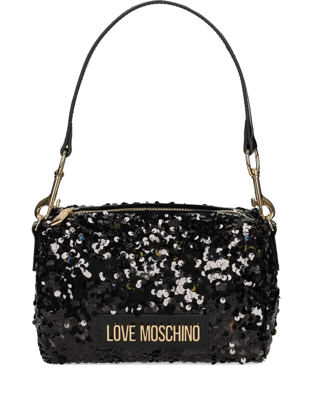 Love Moschino sequin satchel - Nero