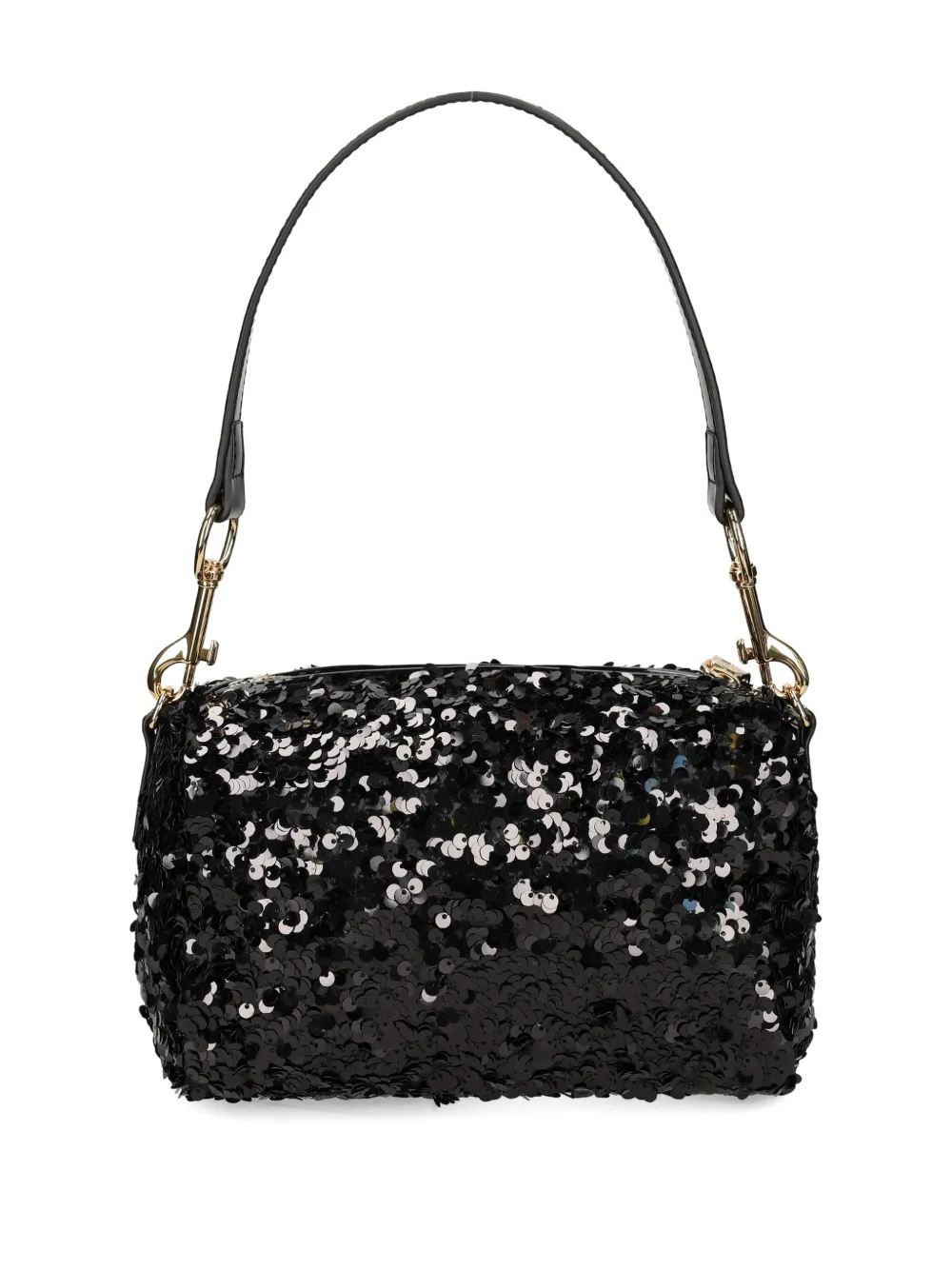 Love Moschino Boekentas met pailletten - Zwart