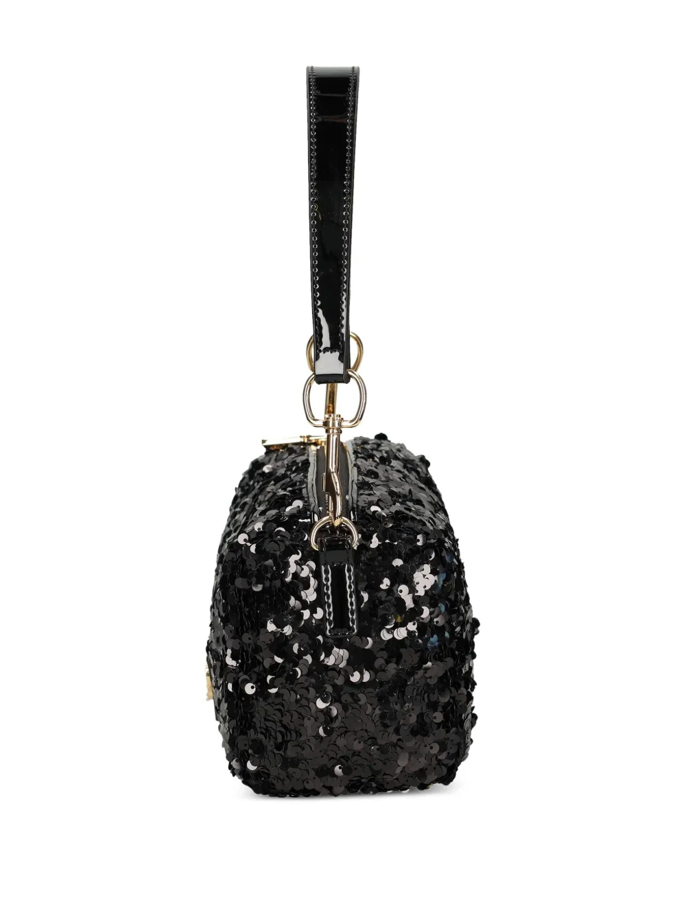 Love Moschino Boekentas met pailletten Zwart