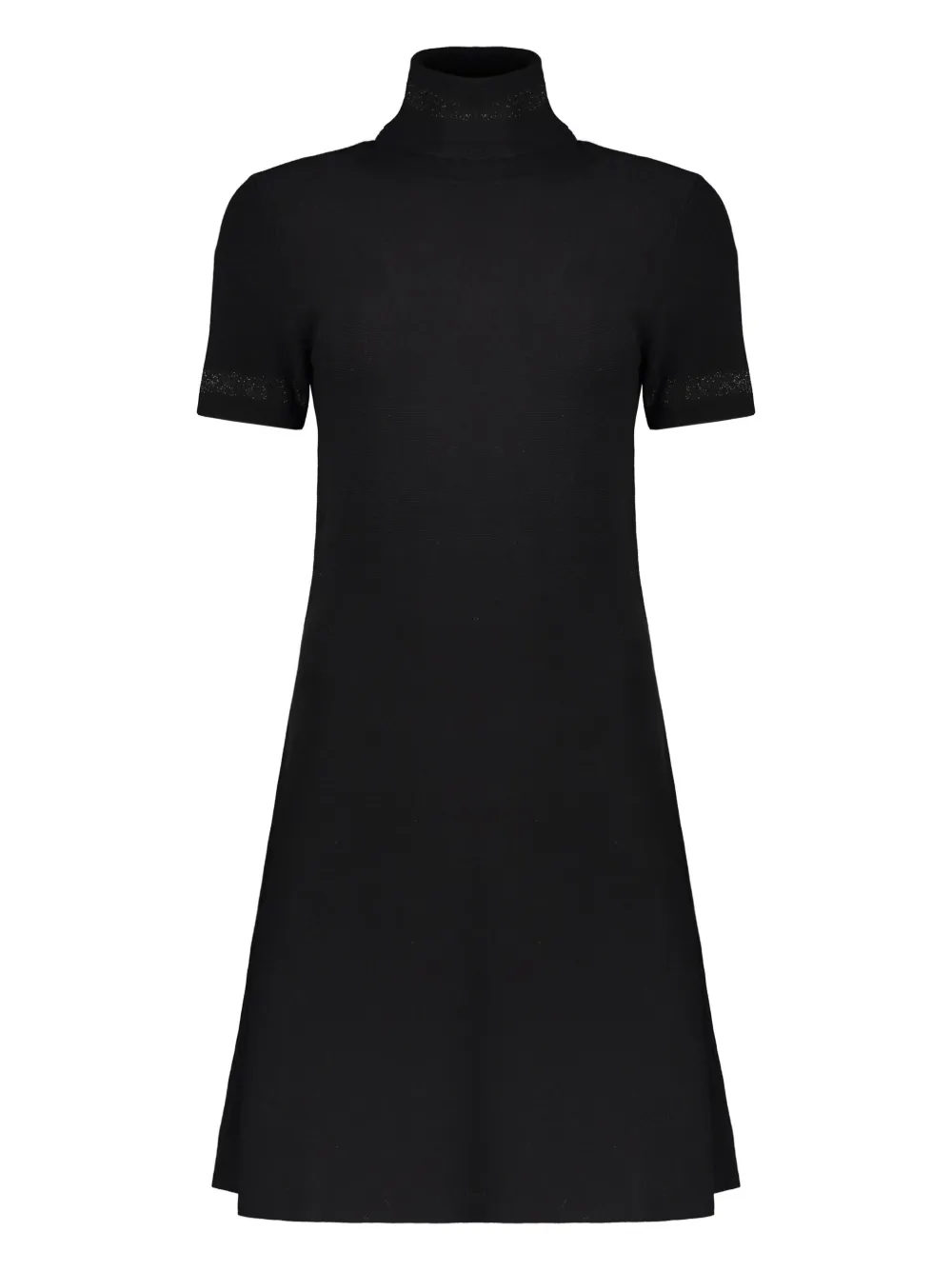 Herno Halterneck Midi Dress In Black