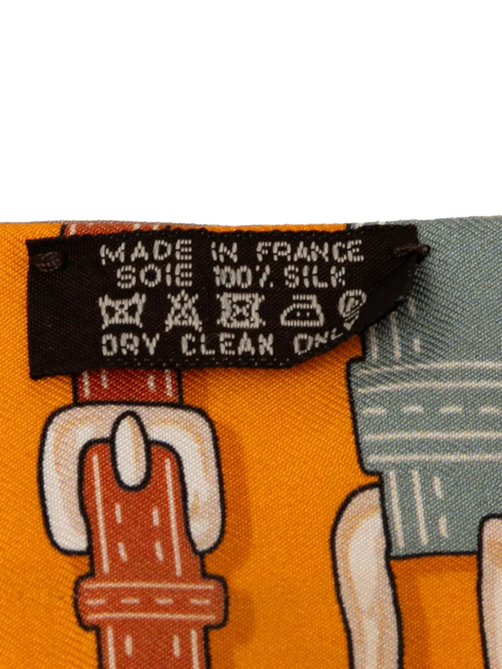 Hermès Pre-Owned 1999-2007 Harnais des Presidents Twilly Seidenschal | Image 2