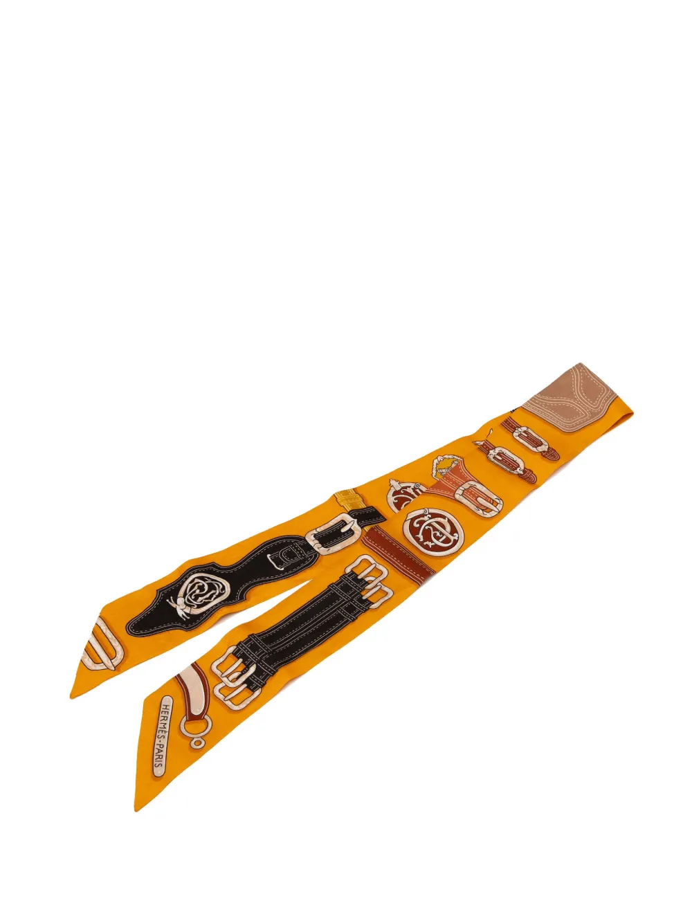 Hermès Pre-Owned 1999-2007 Harnais des Presidents Twilly Seidenschal | Mehrfarbig | Image 1