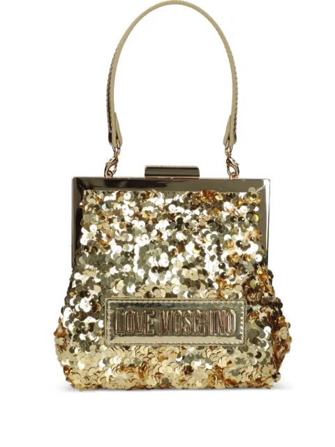 Love Moschino sac à main à sequins et anse sur le dessus