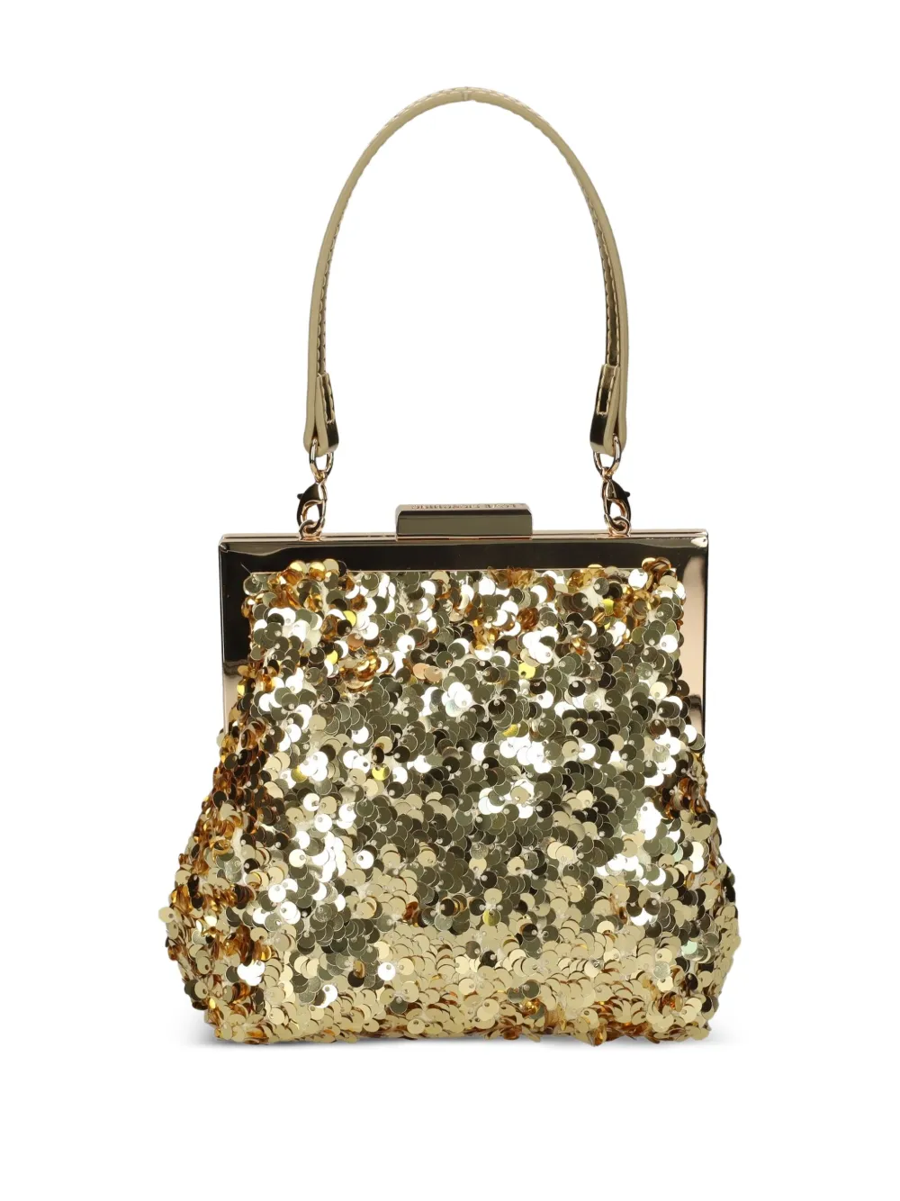 Love Moschino Sequin-embellishment Top-handle Tote Bag In Gold