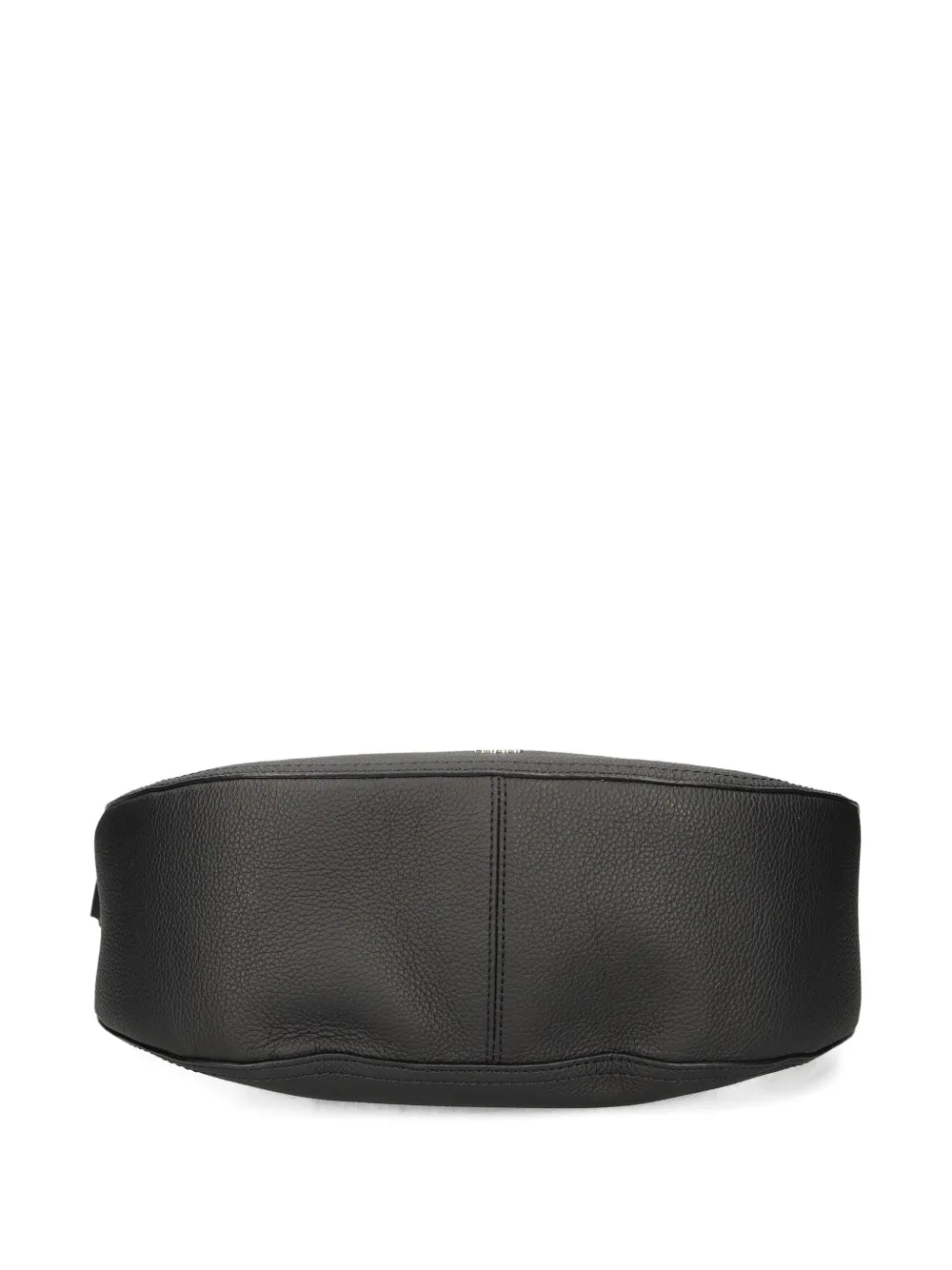 BOSS grained-leather detachable-strap shoulder bag - Zwart