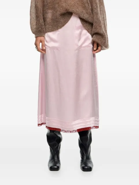 Bimba y Lola pocket lace midi skirt