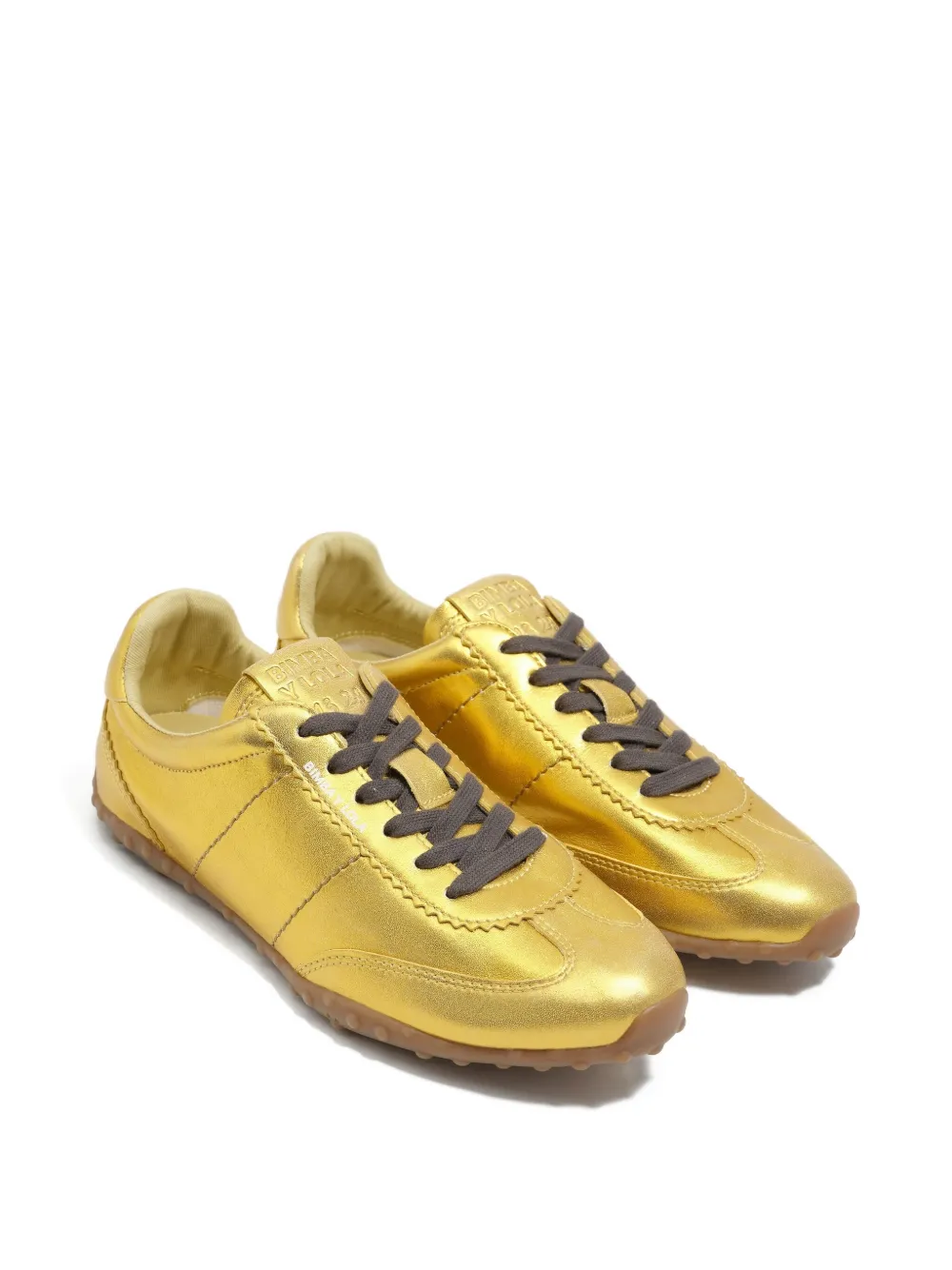 Bimba y Lola Sneakers met metallic-effect - Goud