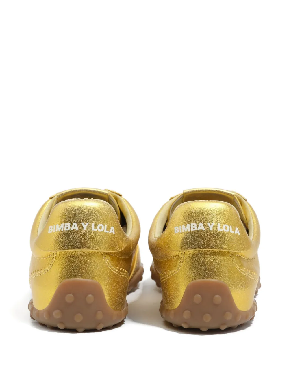 Bimba Y Lola Lace-up Metallic-effect Sneakers In Multi