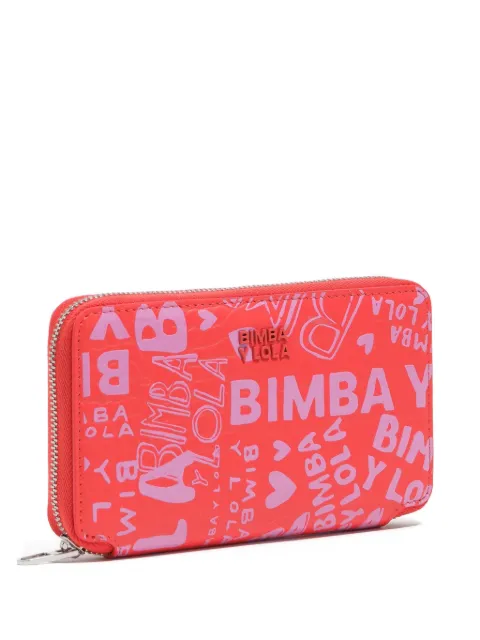 Bimba y Lola logo zip wallet