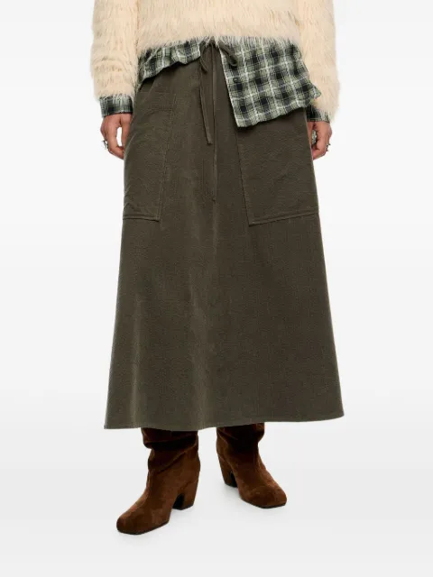 Bimba y Lola drawstring-fastening midi skirt