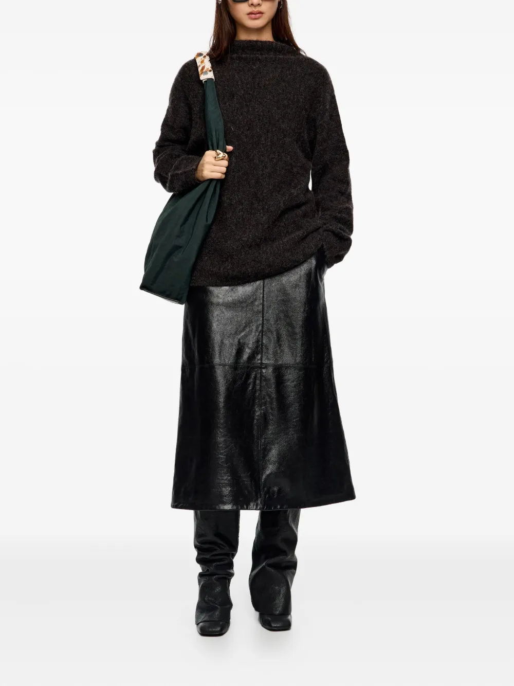 Bimba Y Lola High-neck Sweater In Black