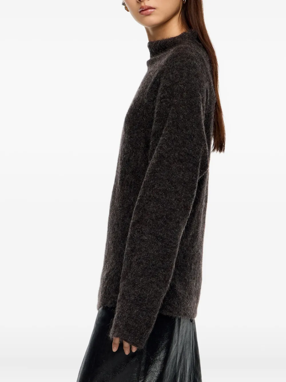 Bimba Y Lola High-neck Sweater In Black