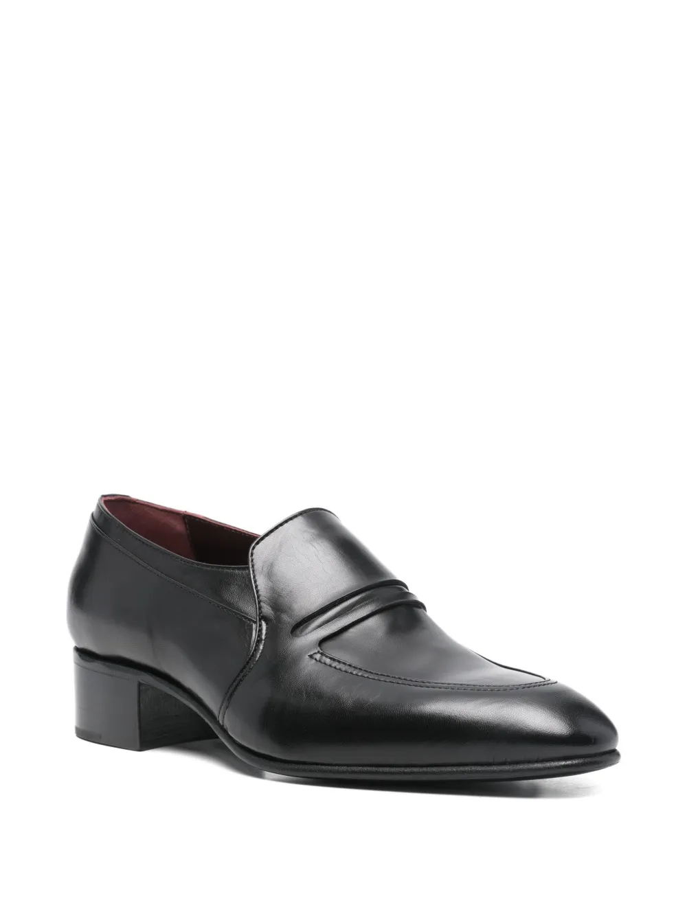 Husbands leather loafers - Zwart