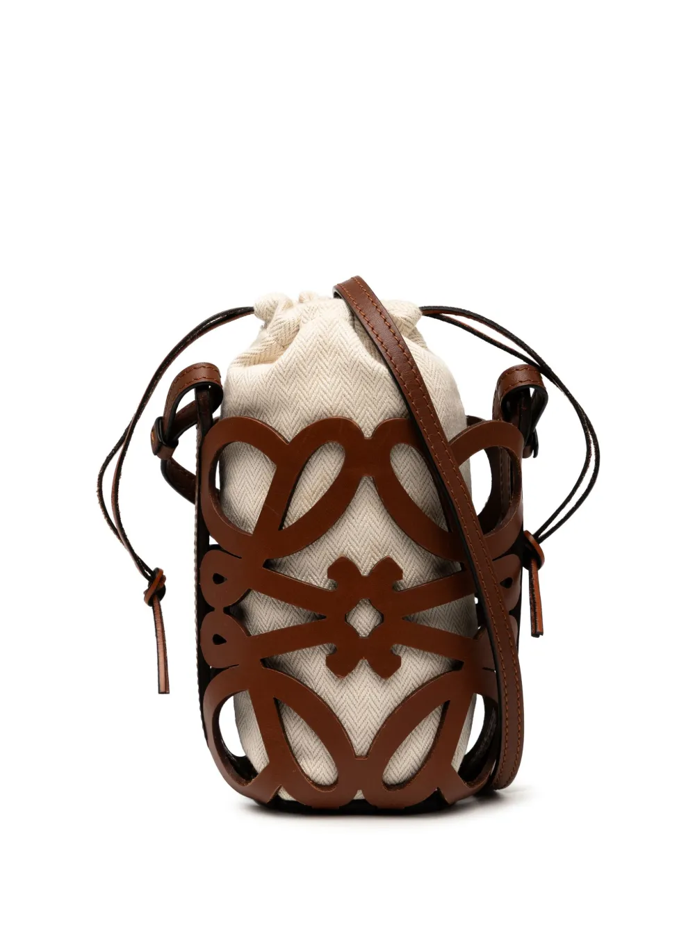 Loewe Pre-Owned 2024 Anagram Leather Cut Out Pocket crossbody bag - Loewe Pre-Owned 2024 Anagram Leather Cut Out Pocket crossbody bag -