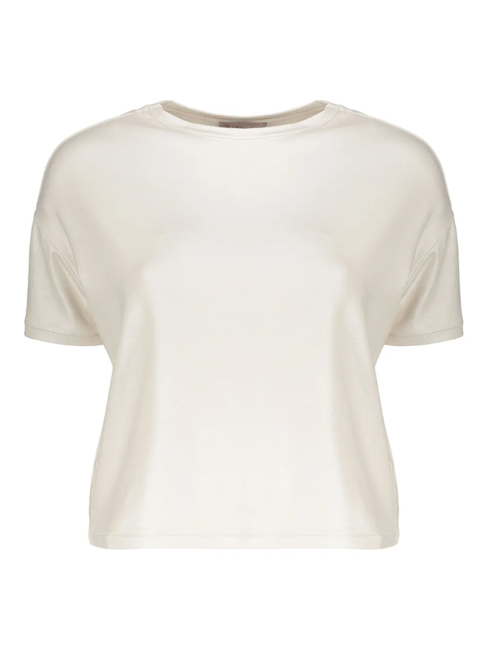 Herno Short-sleeve Round-neck T-shirt In Neutral