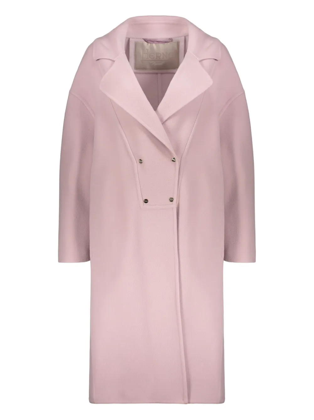 Herno abrigo largo con doble botonadura | rosado | Image 1