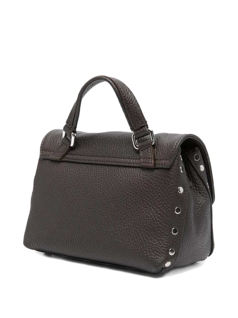Zanellato Baby Postina® Studded Tote Bag In Brown