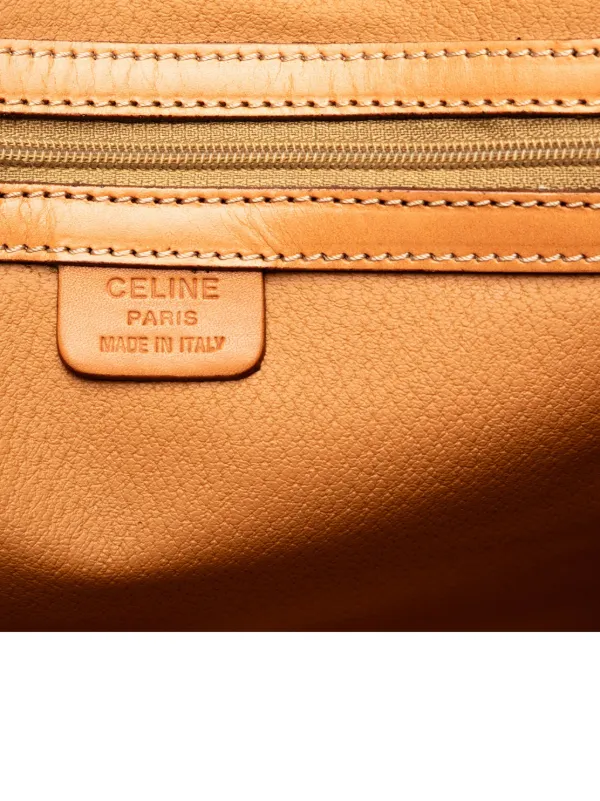 Celine Pre-Owned 1996 Macadam Coated Canvas Tote Bag | Brown