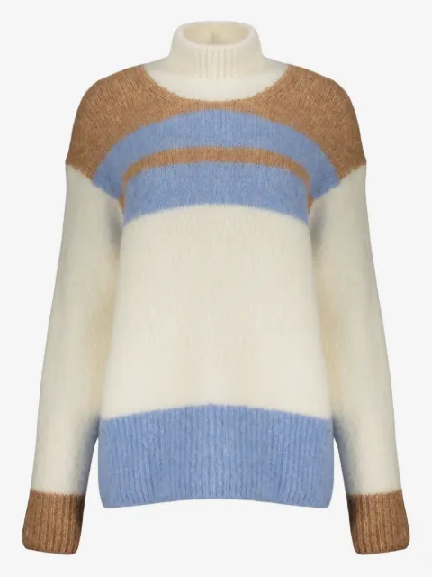 Herno striped high-neck sweater