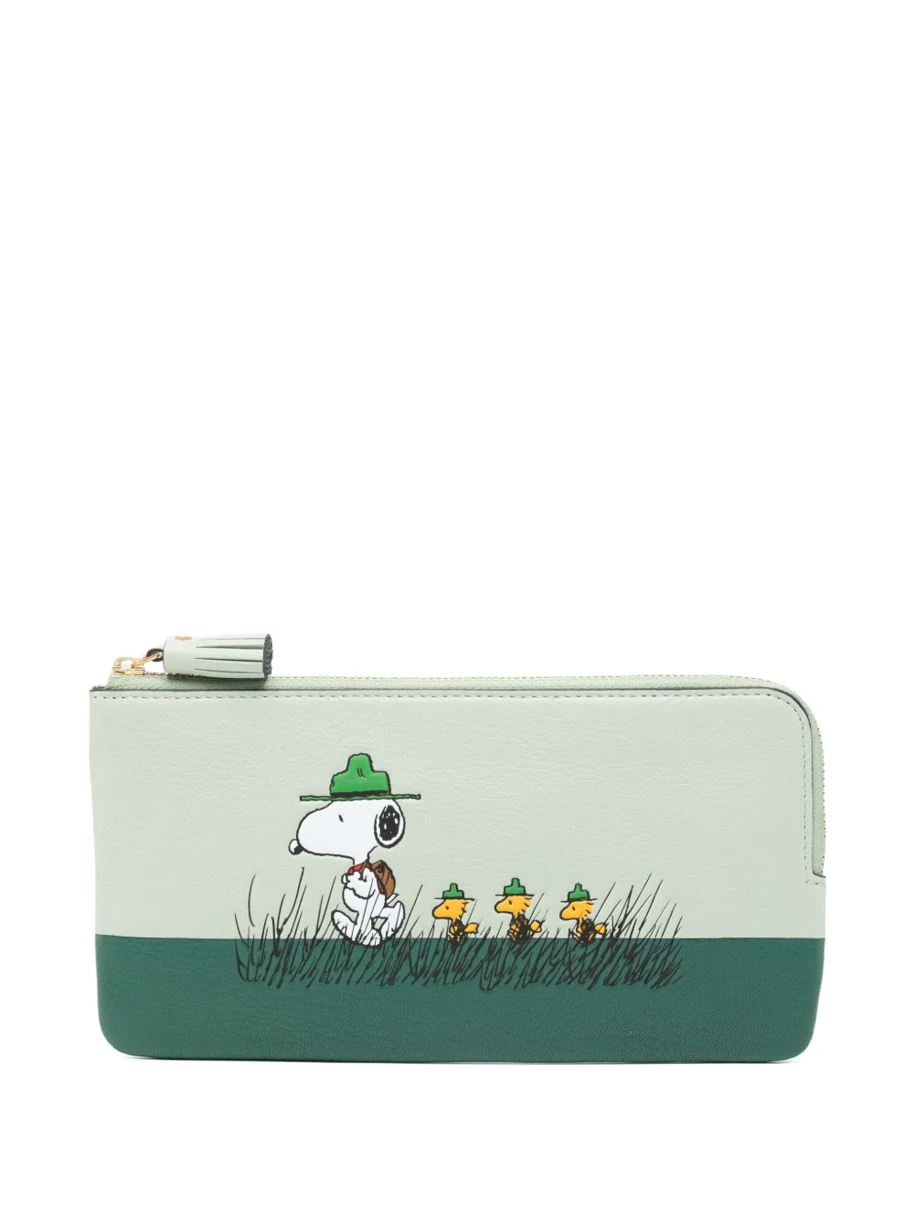 Anya Hindmarch x Peanuts Portafoglio Snoopy - Verde
