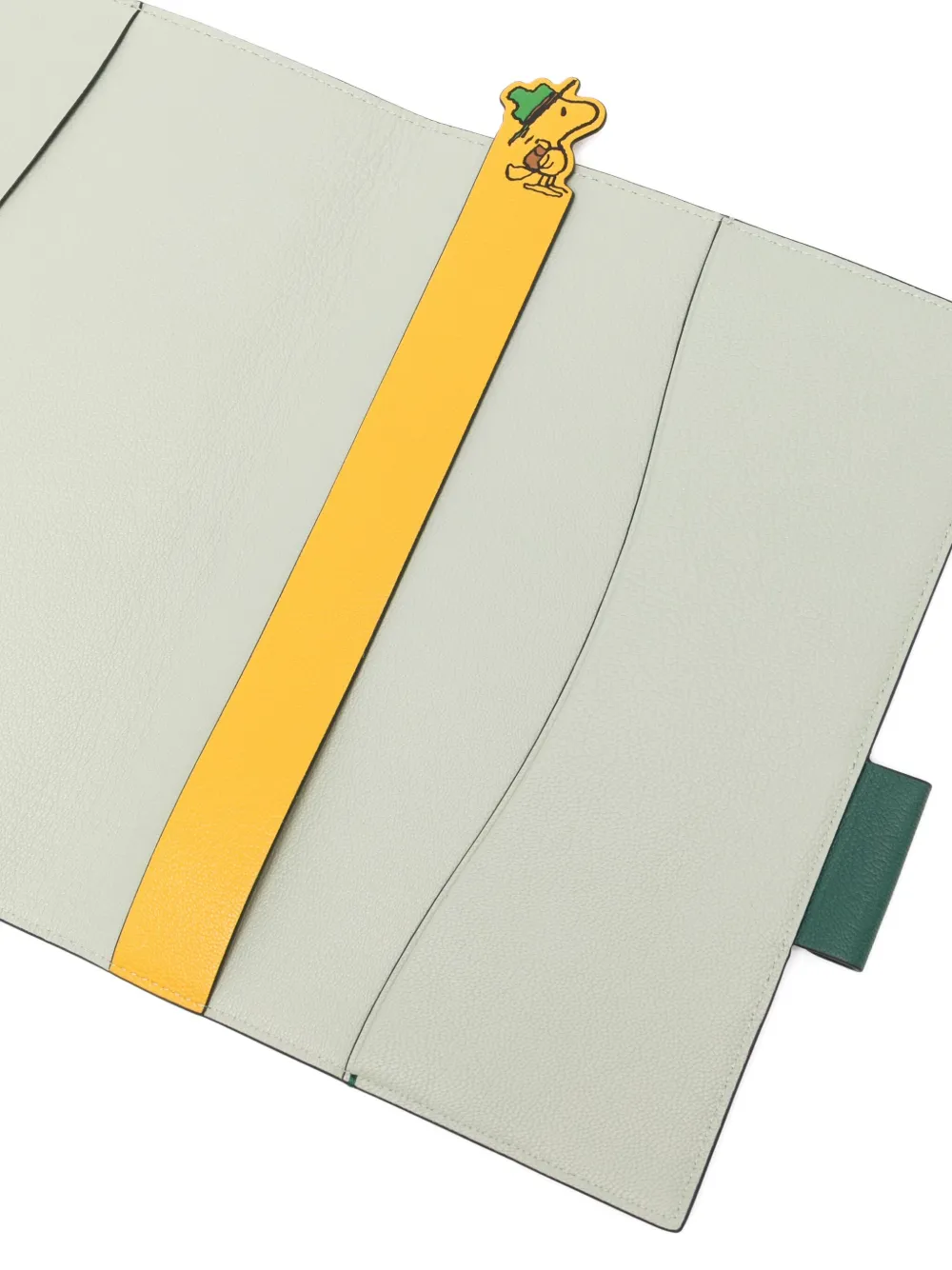  Anya Hindmarch X Peanuts Snoopy Notebook Folder - Green 