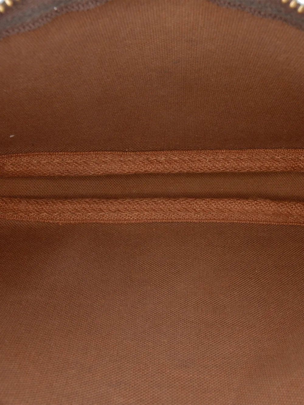 Pre-owned Louis Vuitton 2001 Monogram Pochette Accessoires Shoulder Bag In Brown