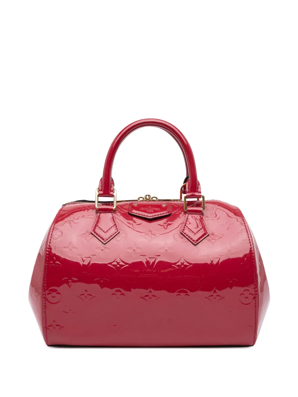 Louis Vuitton Pre-Owned 2013 モノグラム ヴェルニ モンタナ ハンドバッグ - レッド Louis Vuitton Pre-Owned 2013 モノグラム ヴェルニ モンタナ ハンドバッグ - レッド