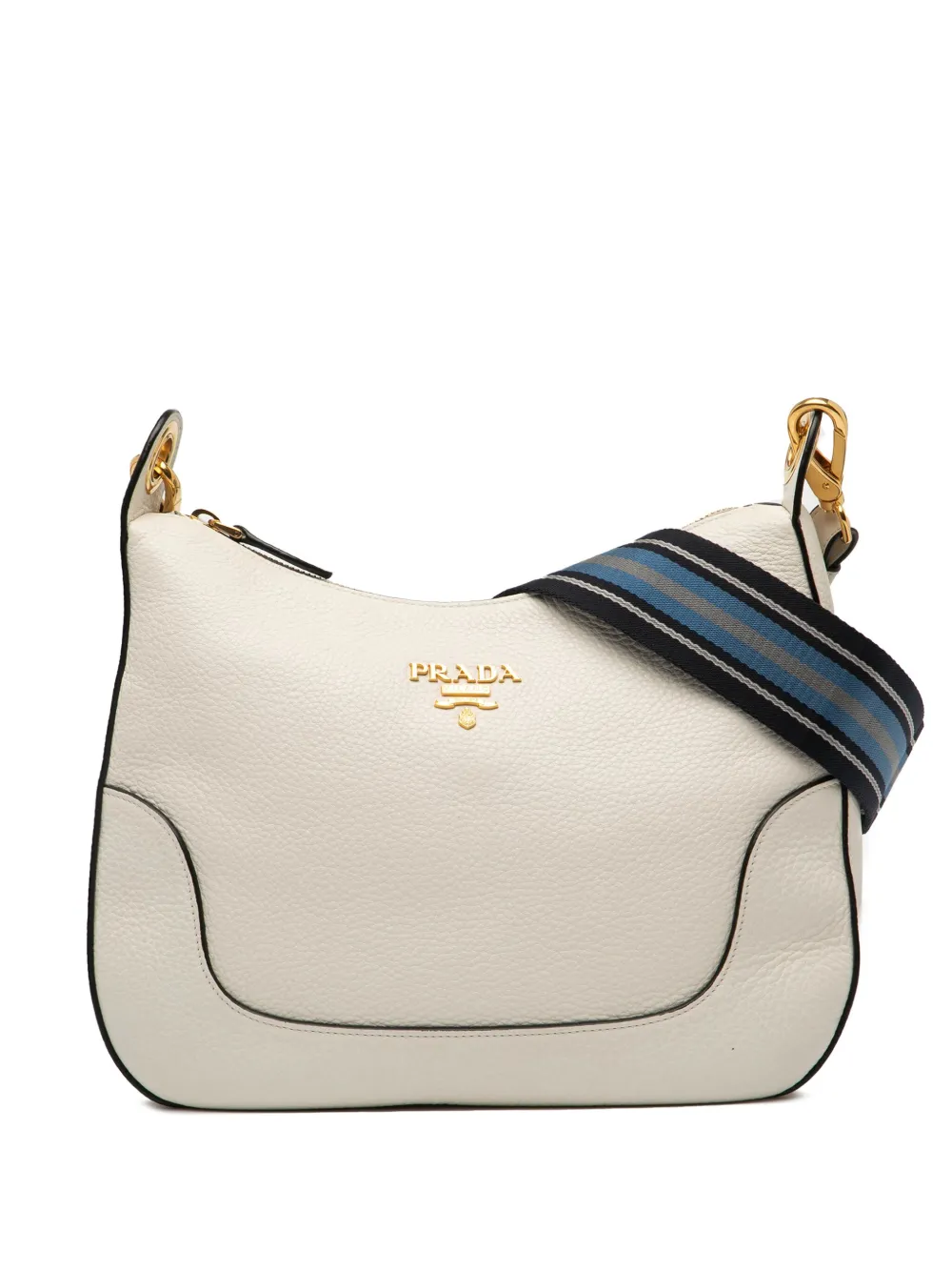 Prada Pre-Owned 2013-2025 ヴィッテロ フェニックス ショルダーバッグ - ホワイト Prada Pre-Owned 2013-2025 ヴィッテロ フェニックス ショルダーバッグ - ホワイト