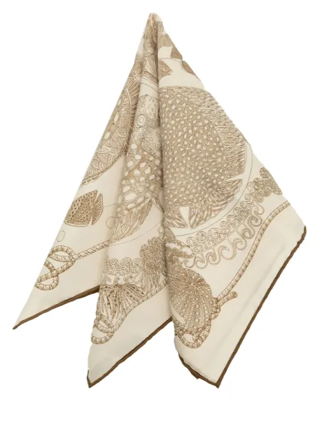 Hermès Pre-Owned 20th Century Grands Fonds Silk Handkerchief scarves