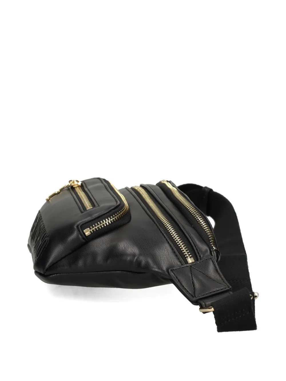 Love Moschino Zip-charm Belt Bag In Black