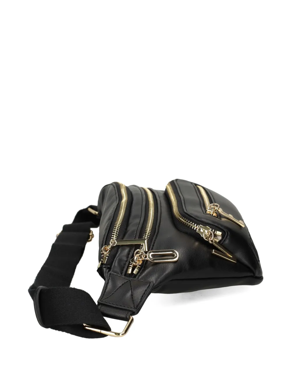 Love Moschino Zip-charm Belt Bag In Black