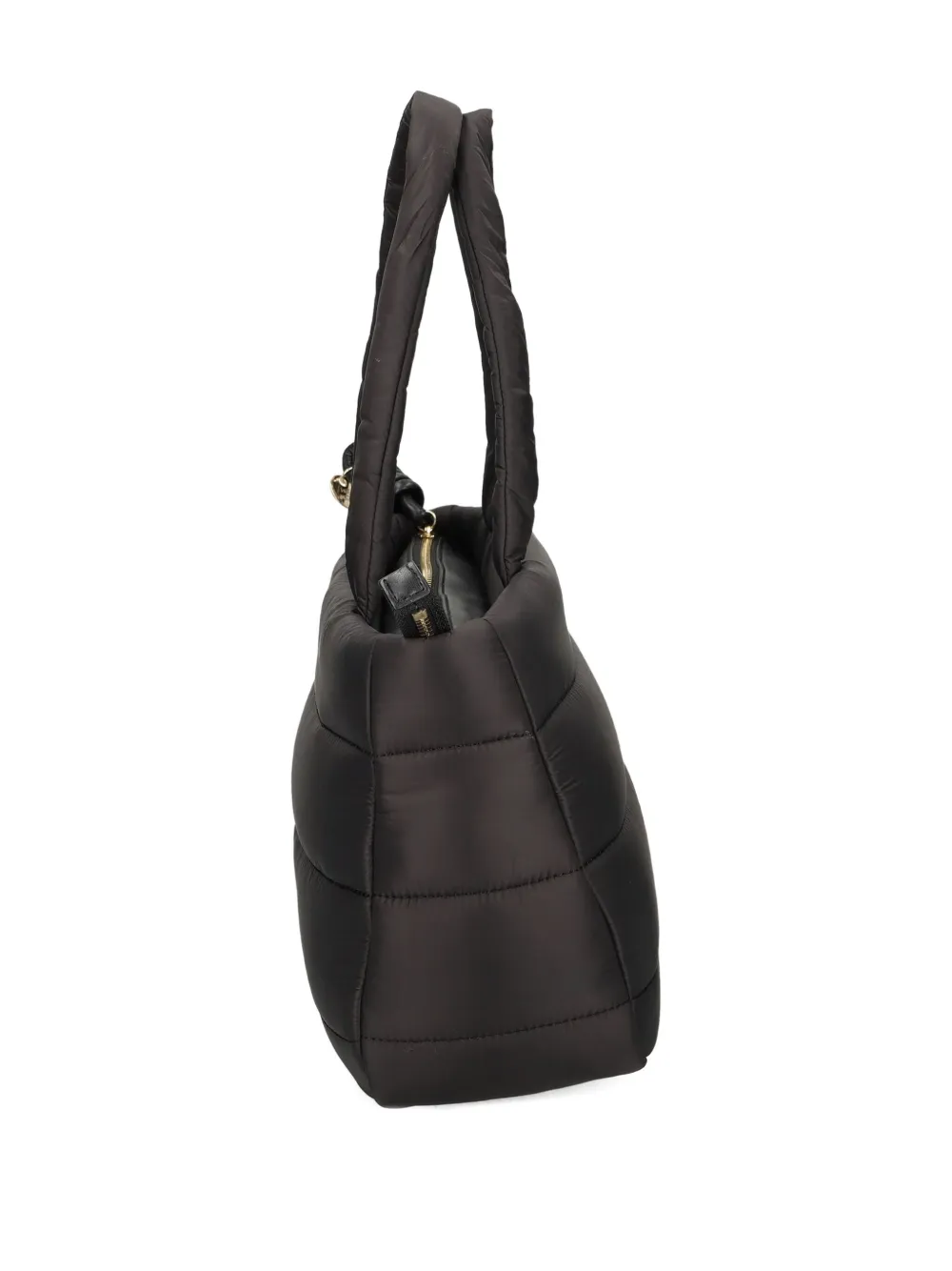 Love Moschino Quilted Heart-detail Shoulder Bag In Black