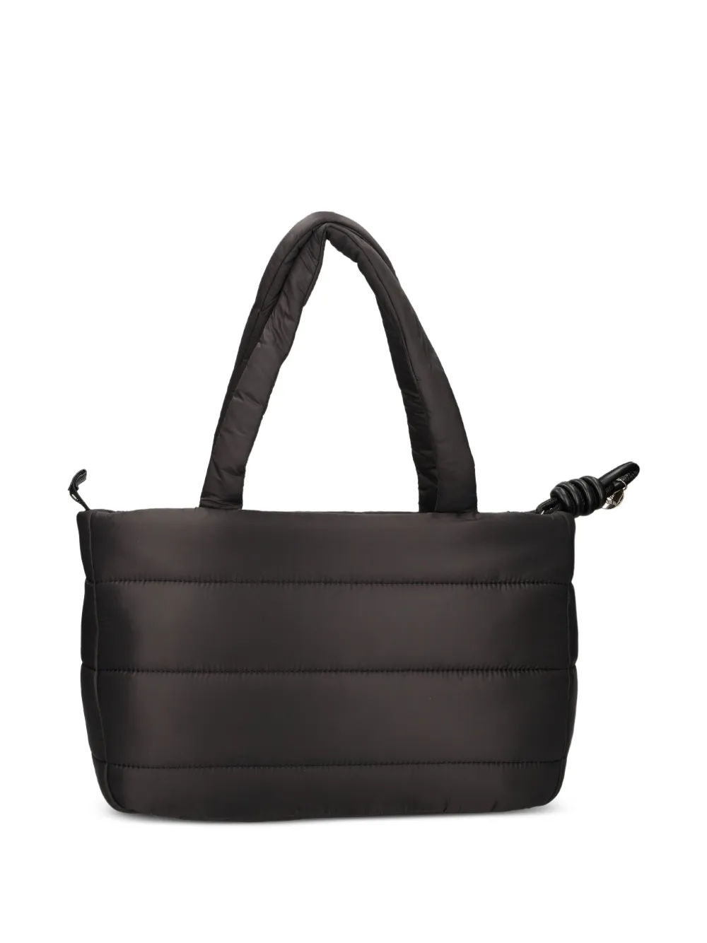 Love Moschino quilted heart-detail shoulder bag - Zwart