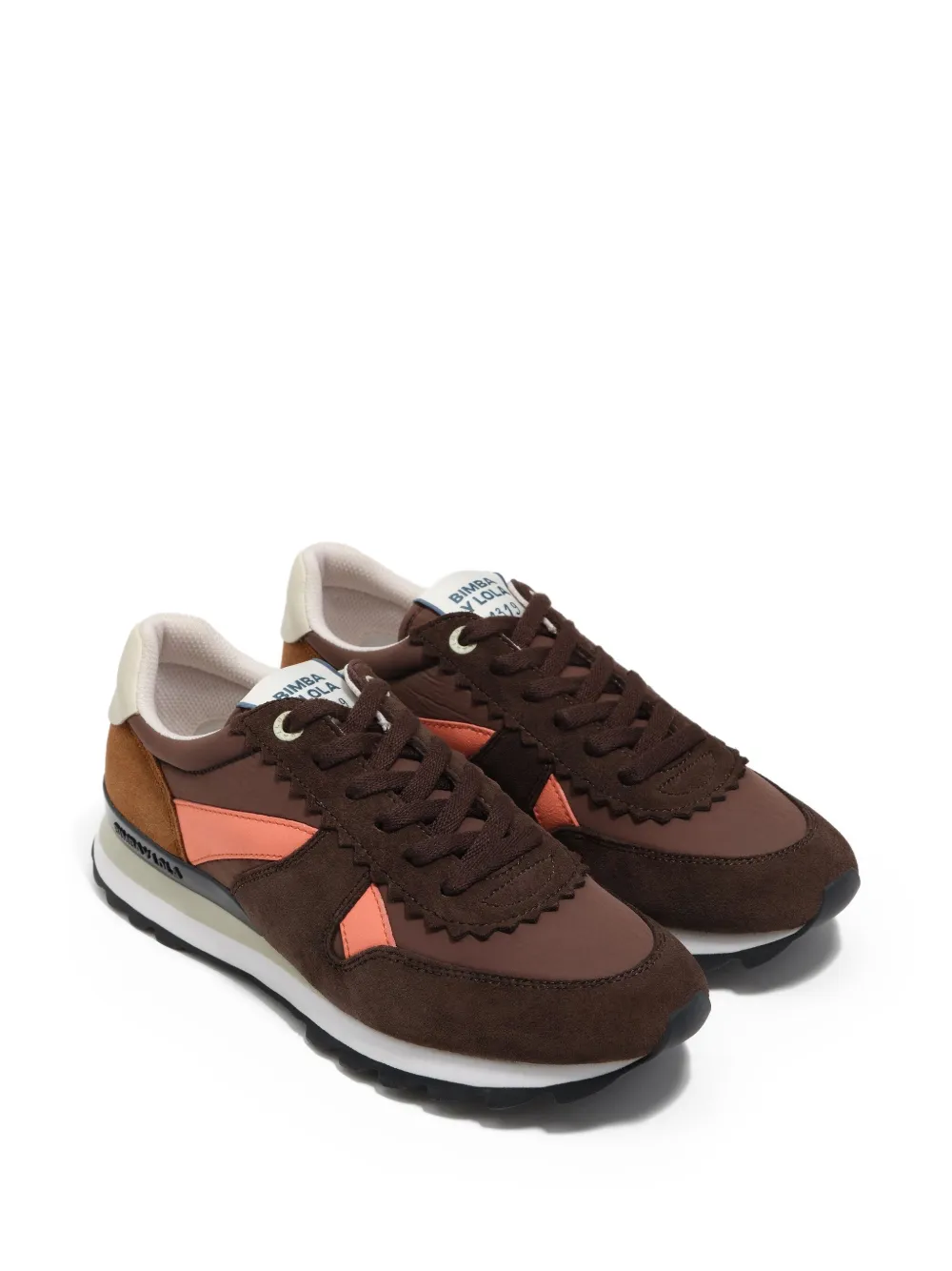 Bimba y Lola Sneakers met vlakken - Bruin