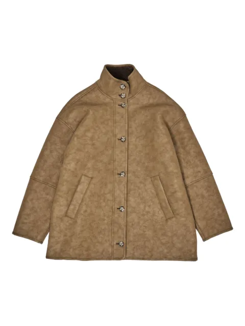 Bimba y Lola buttoned collar coat