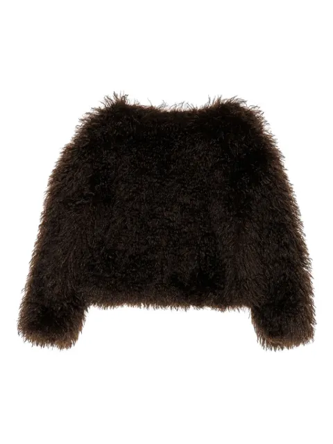 Bimba y Lola fur-effect sweater