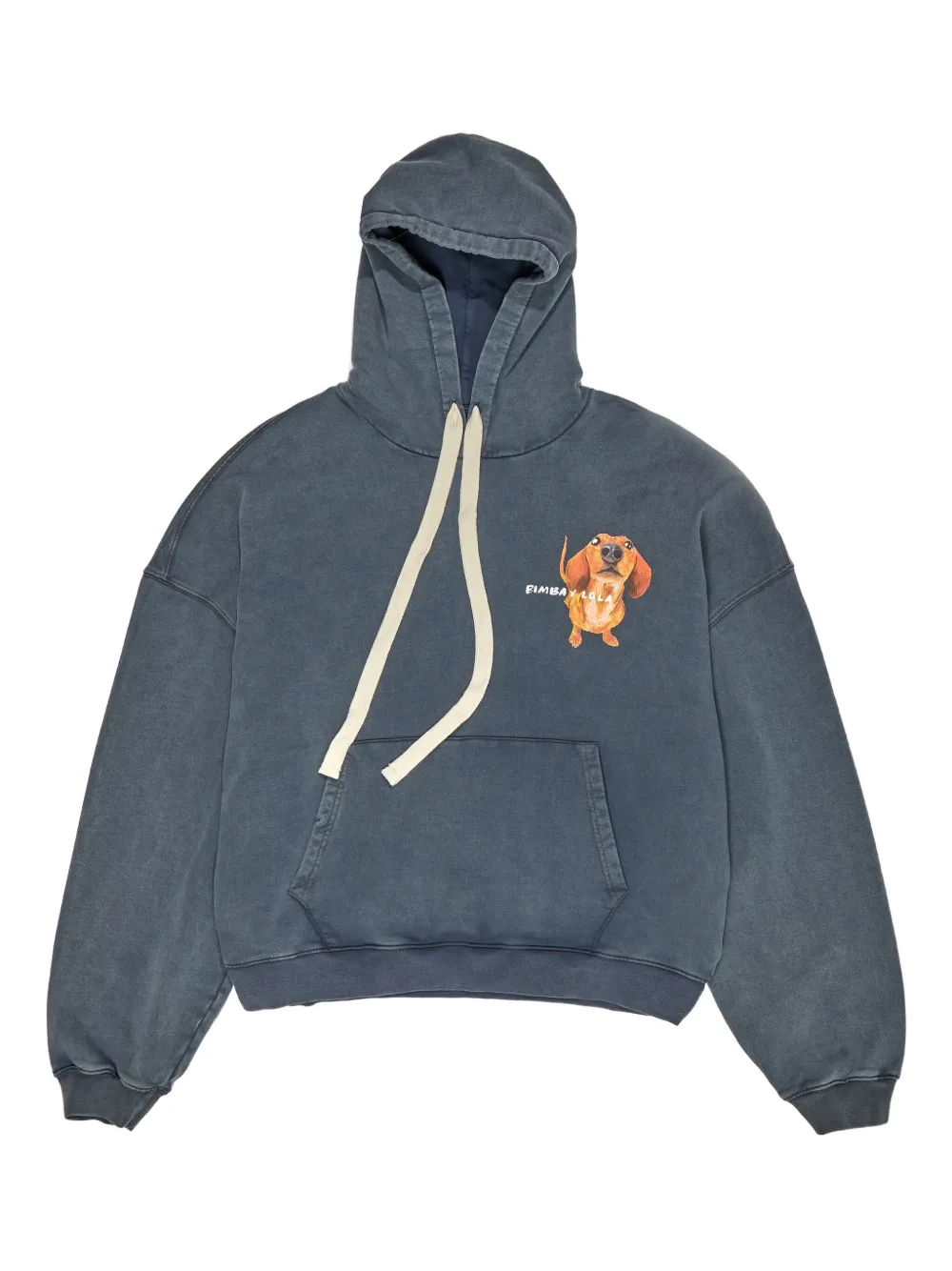 Bimba y Lola graphic-print hoodie | Blue | Image 1