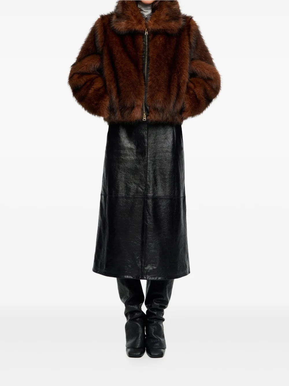 Bimba y Lola abrigo con cierre | Abrigos de pelo artificial | Image 2