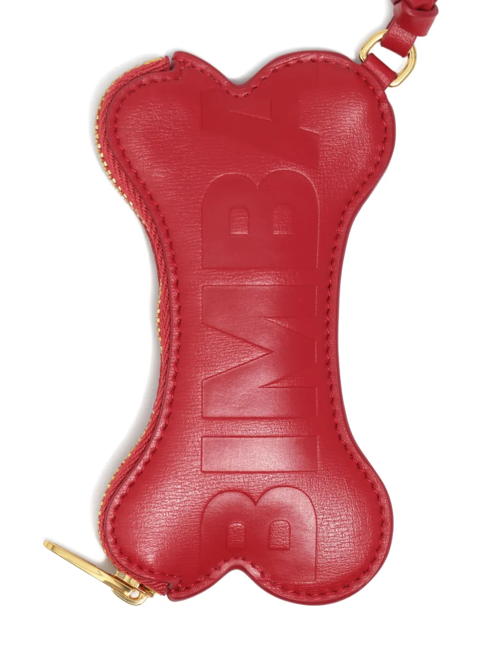 Bimba Y Lola Embossed Bone Wallet In Red
