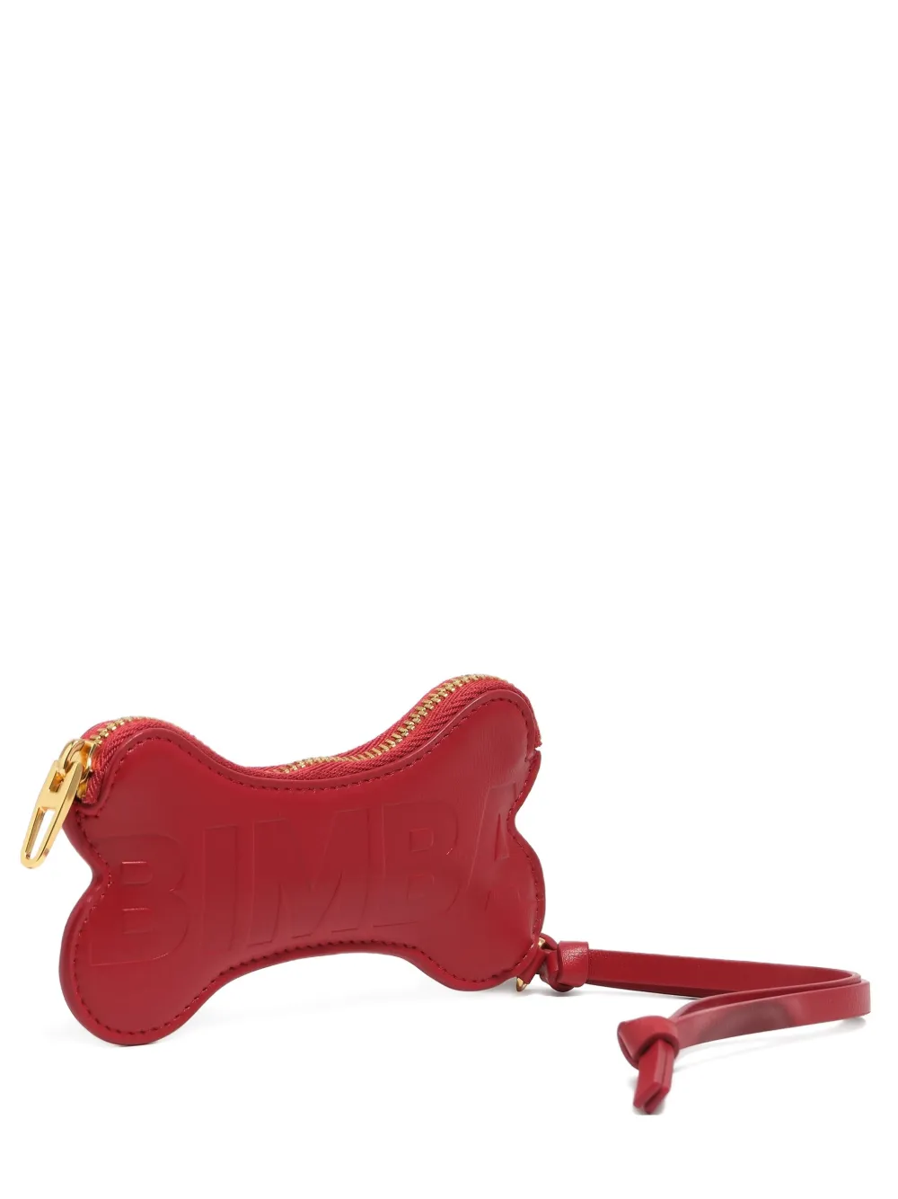 Bimba Y Lola Embossed Bone Wallet In Red